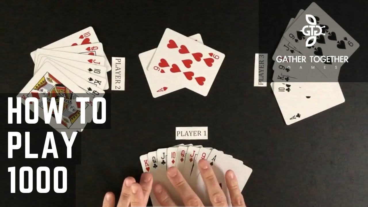 1000 žaidimo taisyklės - Kaip žaisti kortų žaidimą 1000