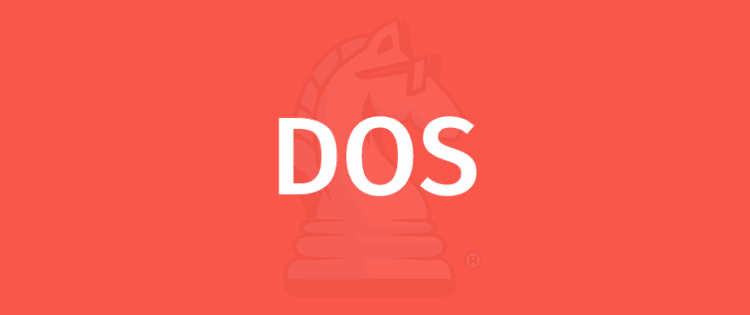 DOS-spilleregler - Sådan spiller du DOS