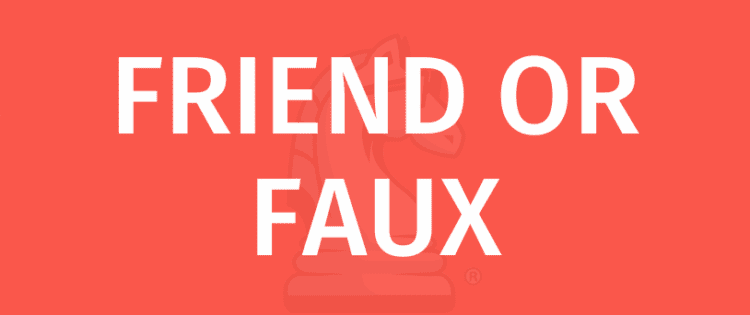 FRIEND OR FAUX - Lär dig spela med Gamerules.com