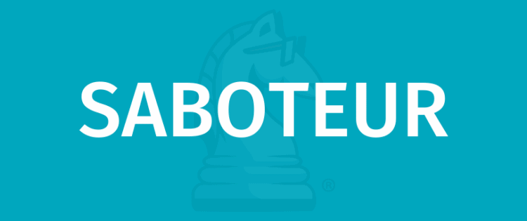SABOTEUR - Gamerules.com සමඟ සෙල්ලම් කරන්නේ කෙසේදැයි ඉගෙන ගන්න