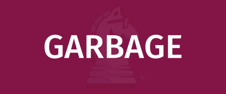 Reglas del juego GARBAGE - Cómo jugar a GARBAGE