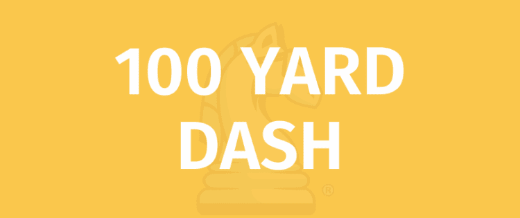 100 YARD DASH - Spilleregler